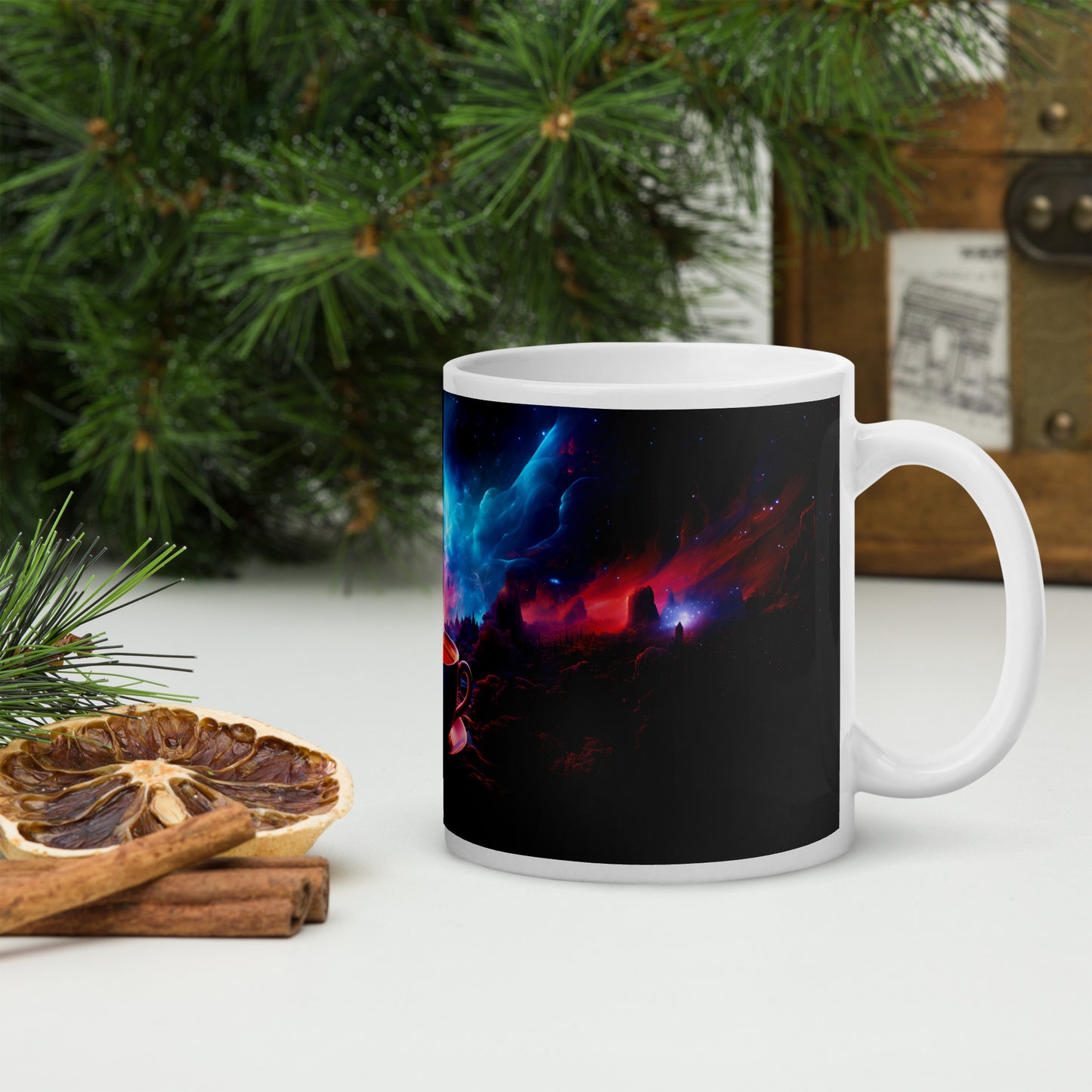 Cosmic Coffee Cups Mug Wrap v1 - 11oz