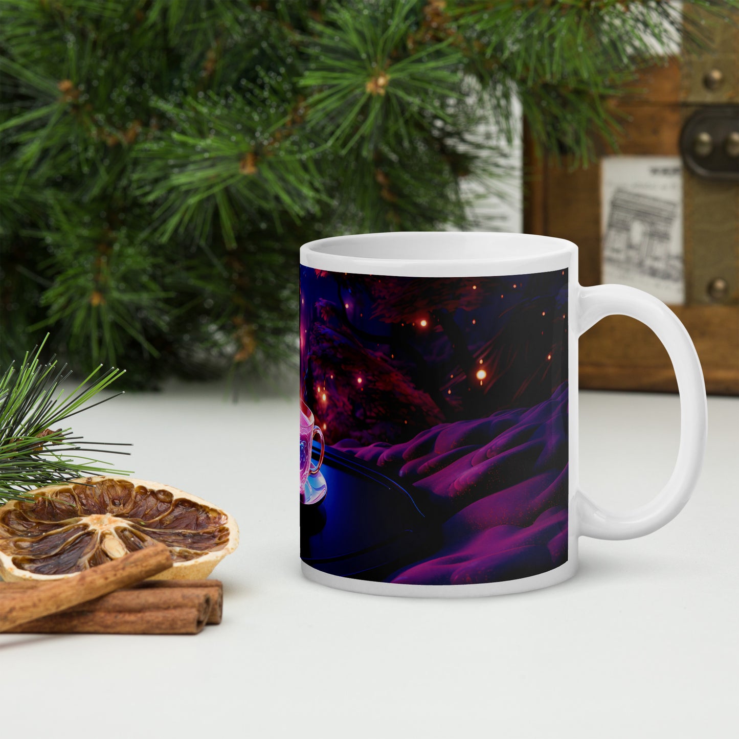 Cosmic Coffee Cups Mug Wrap v2 - 11oz