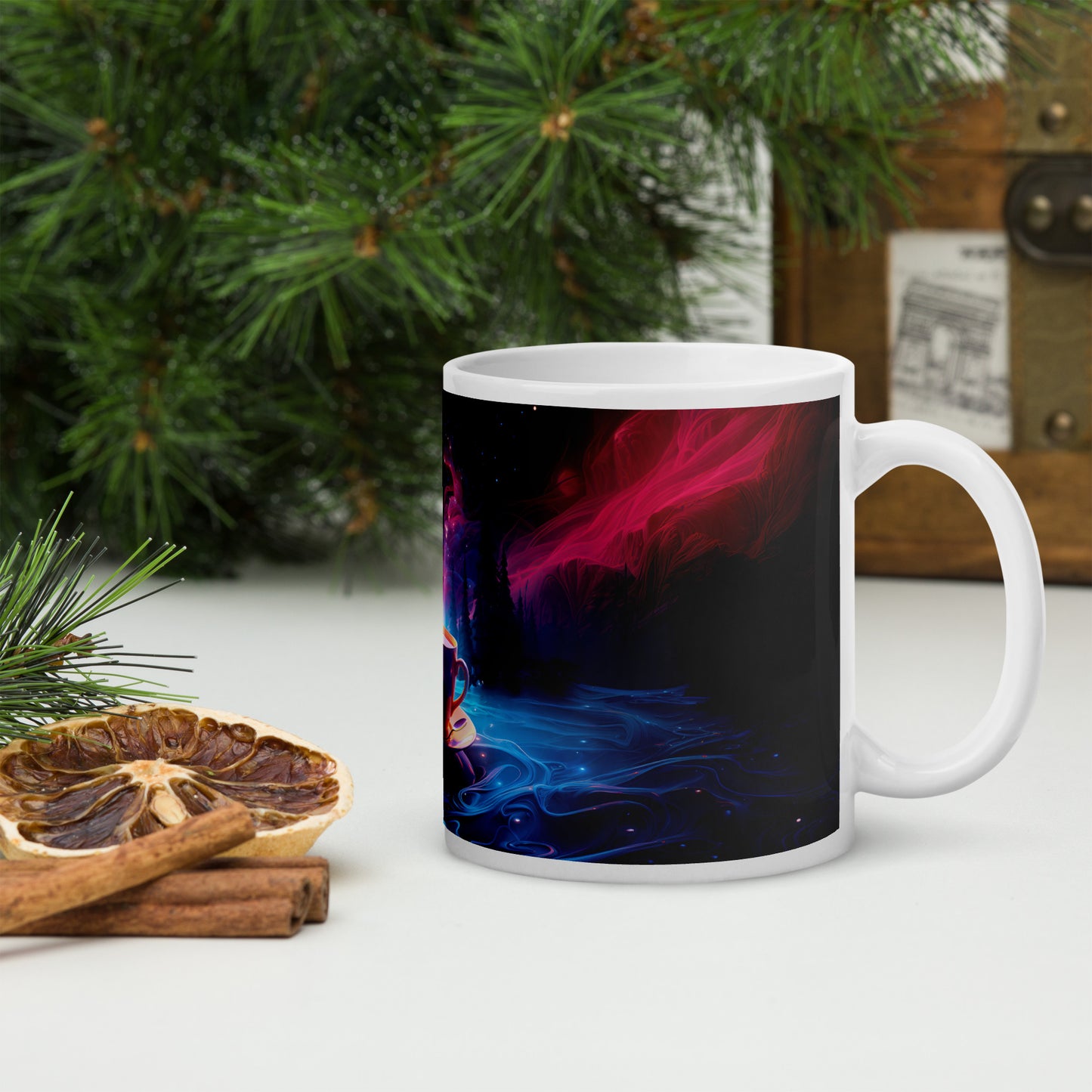 Cosmic Coffee Cups Mug Wrap v3 - 11oz