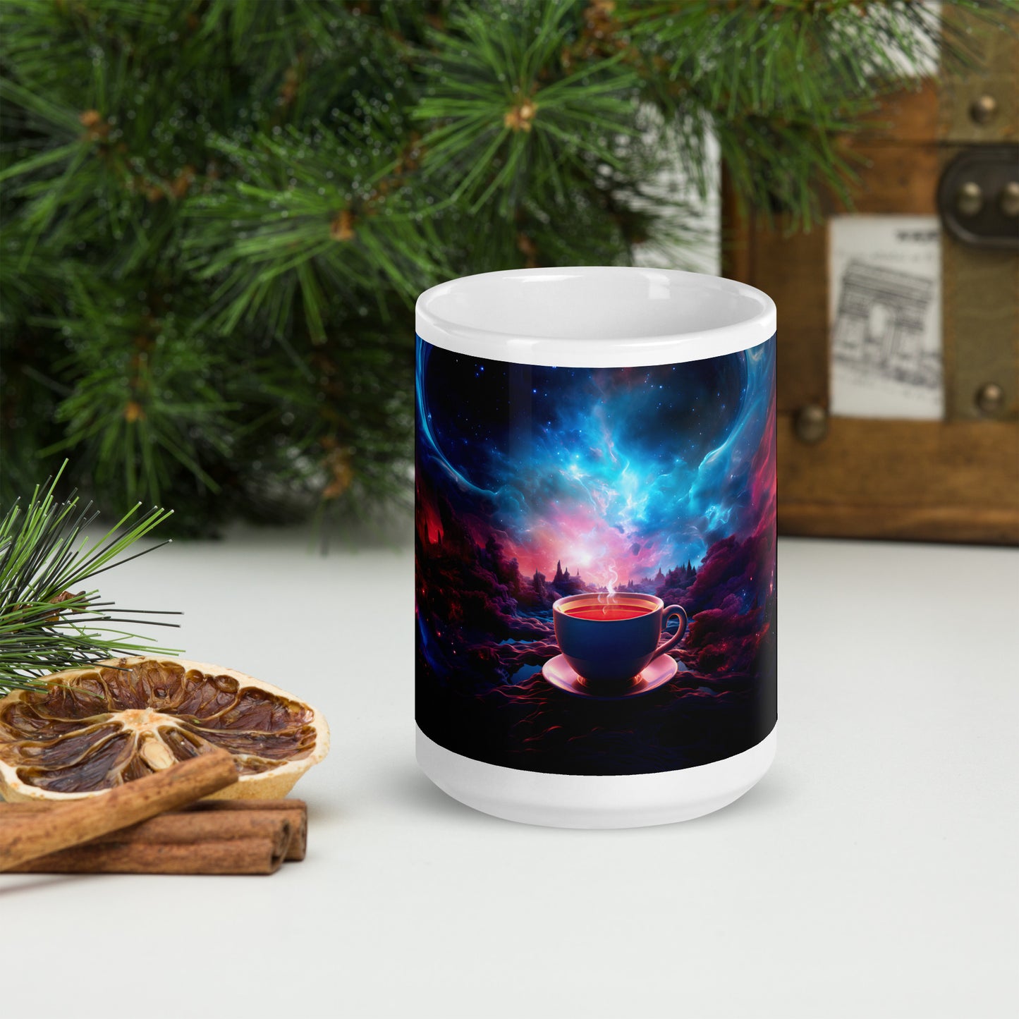 Cosmic Coffee Cups Mug Wrap v1 - 15oz