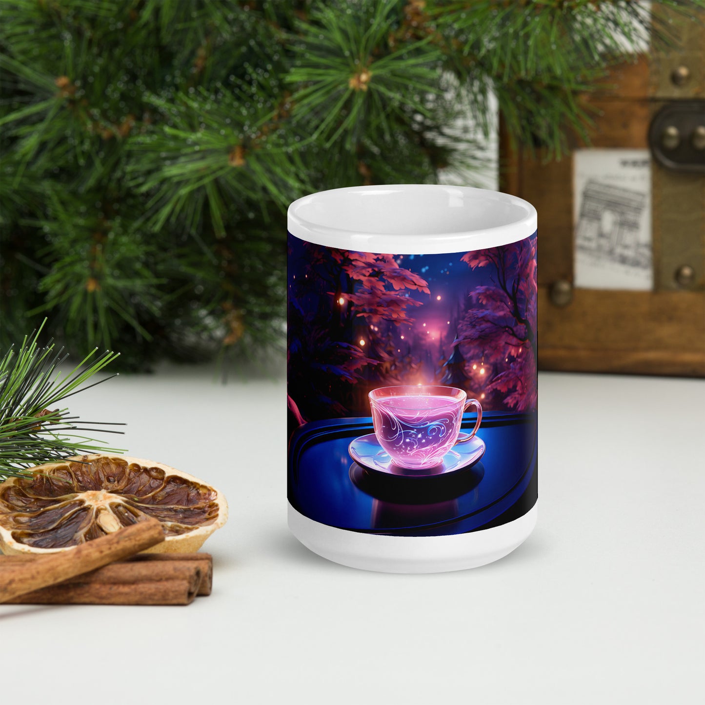 Cosmic Coffee Cups Mug Wrap v2 - 15oz