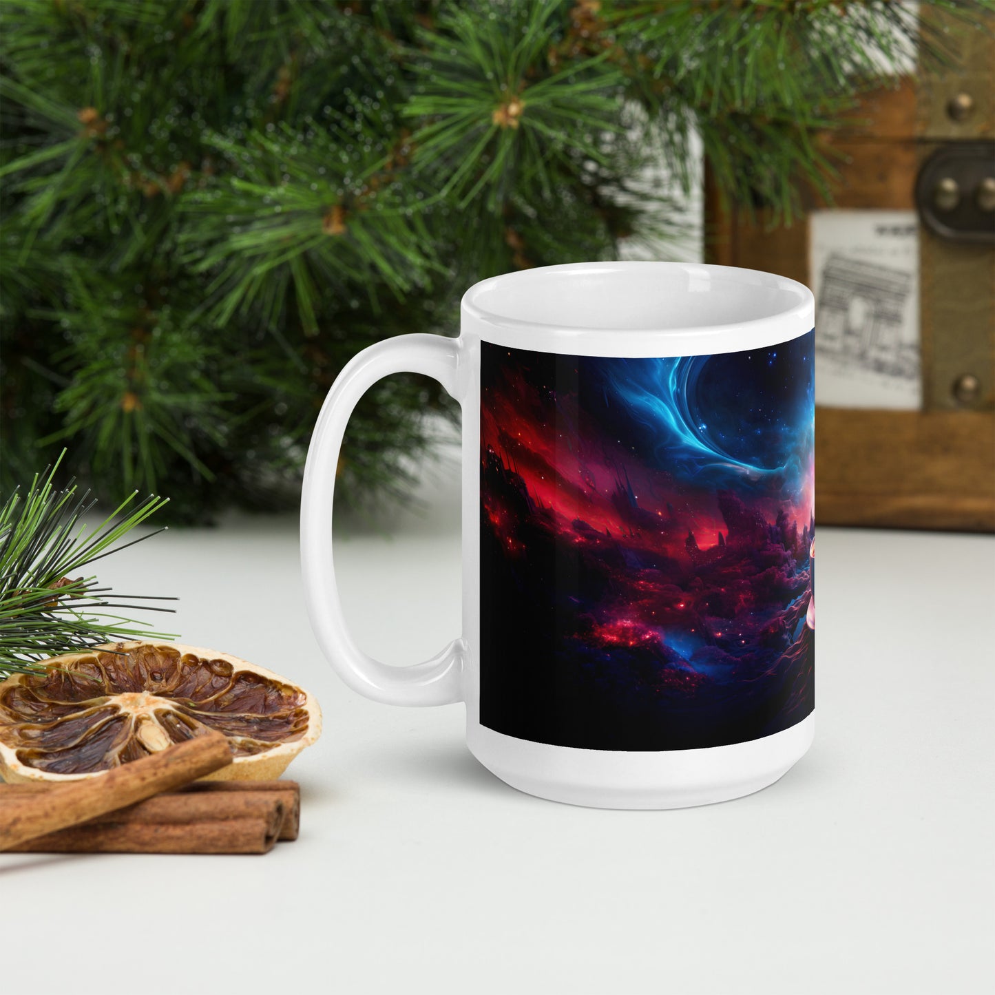 Cosmic Coffee Cups Mug Wrap v1 - 15oz