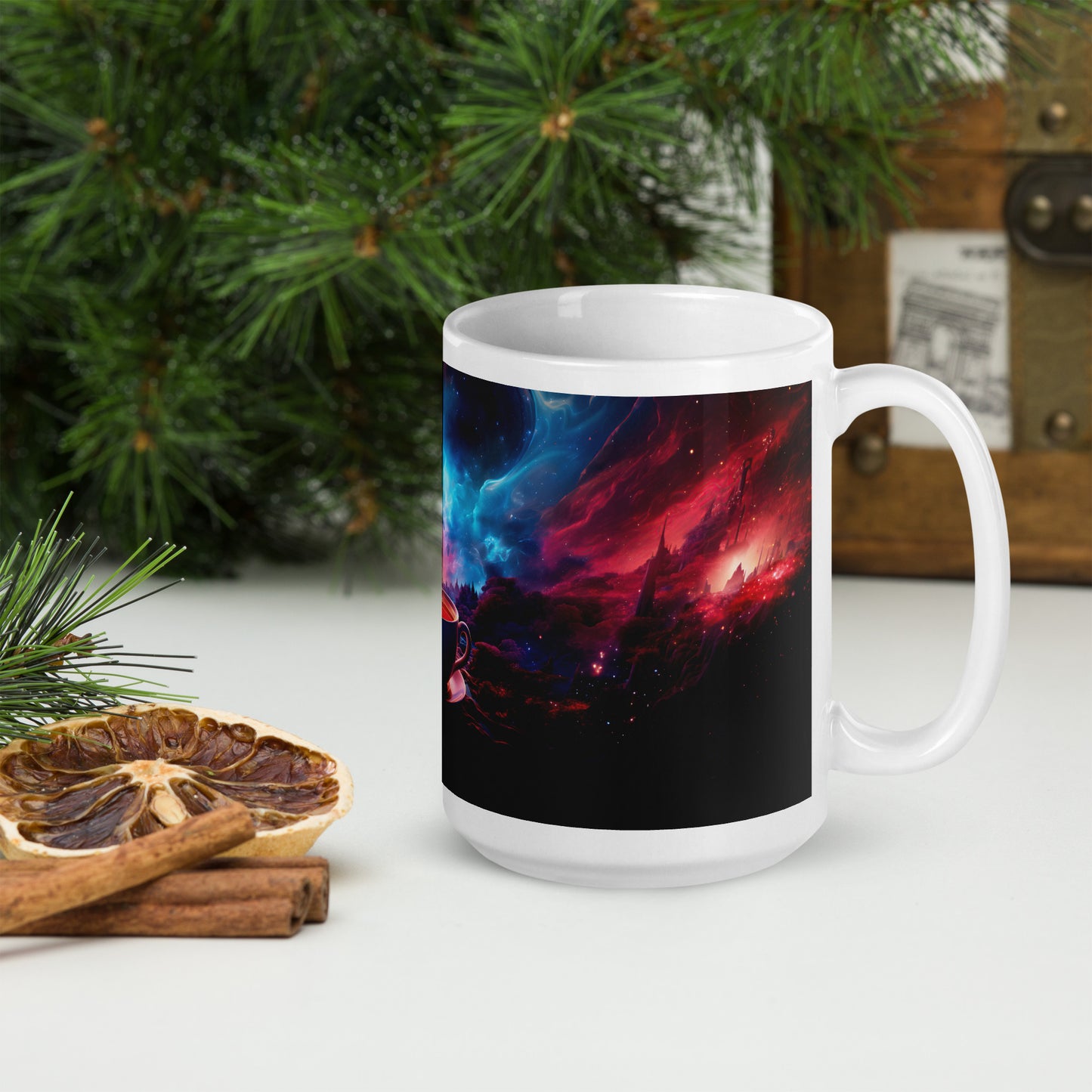 Cosmic Coffee Cups Mug Wrap v1 - 15oz