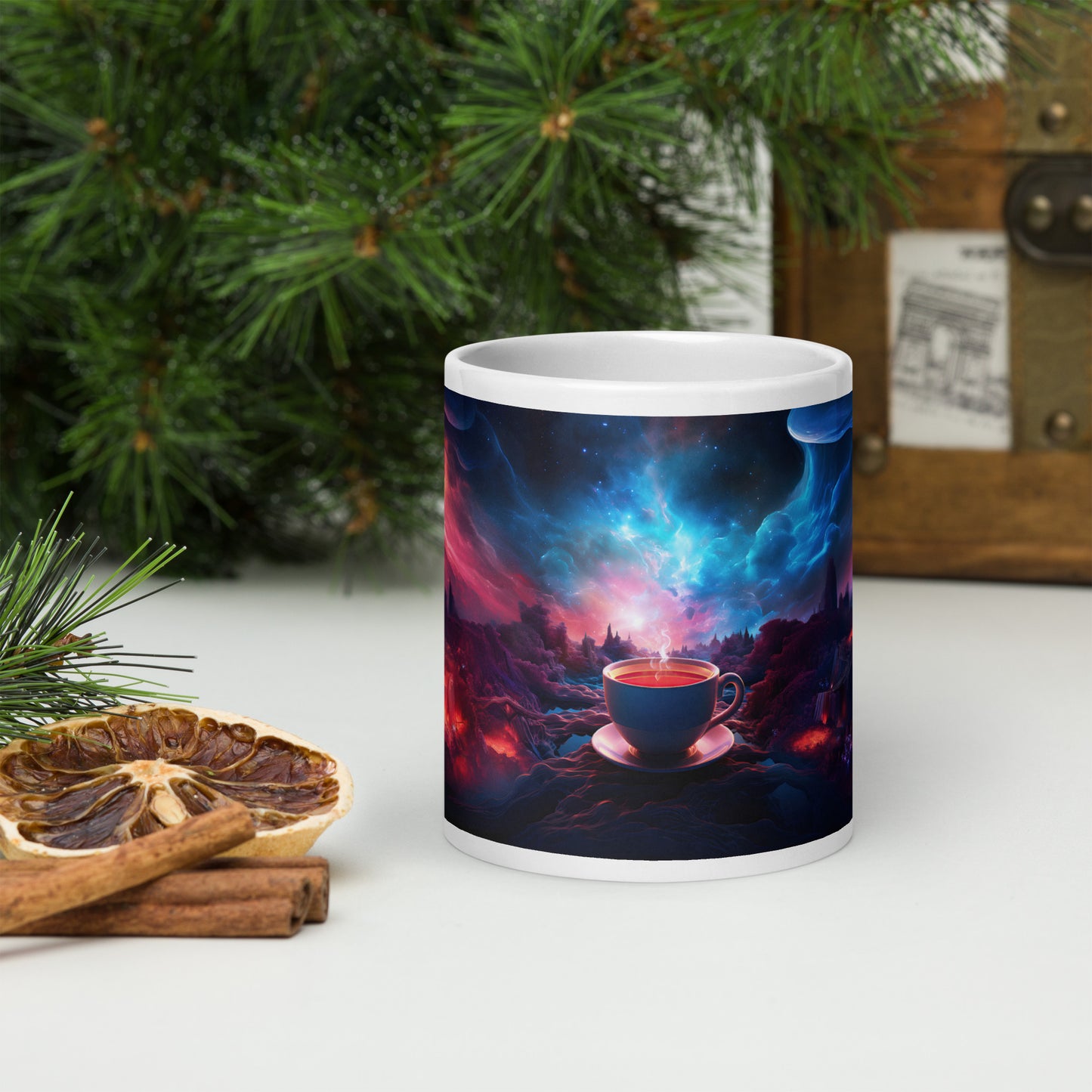 Cosmic Coffee Cups Mug Wrap v1 - 20oz