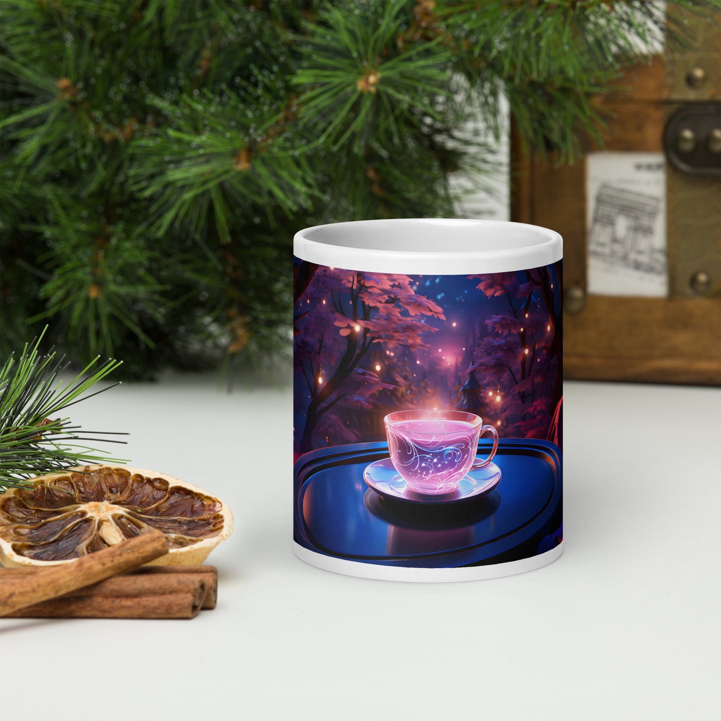 Cosmic Coffee Cups Mug Wrap v2 - 20oz