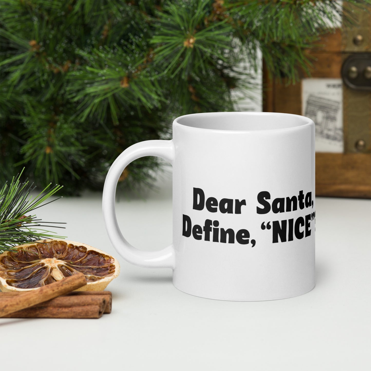 Define Nice Mug Text - 20oz