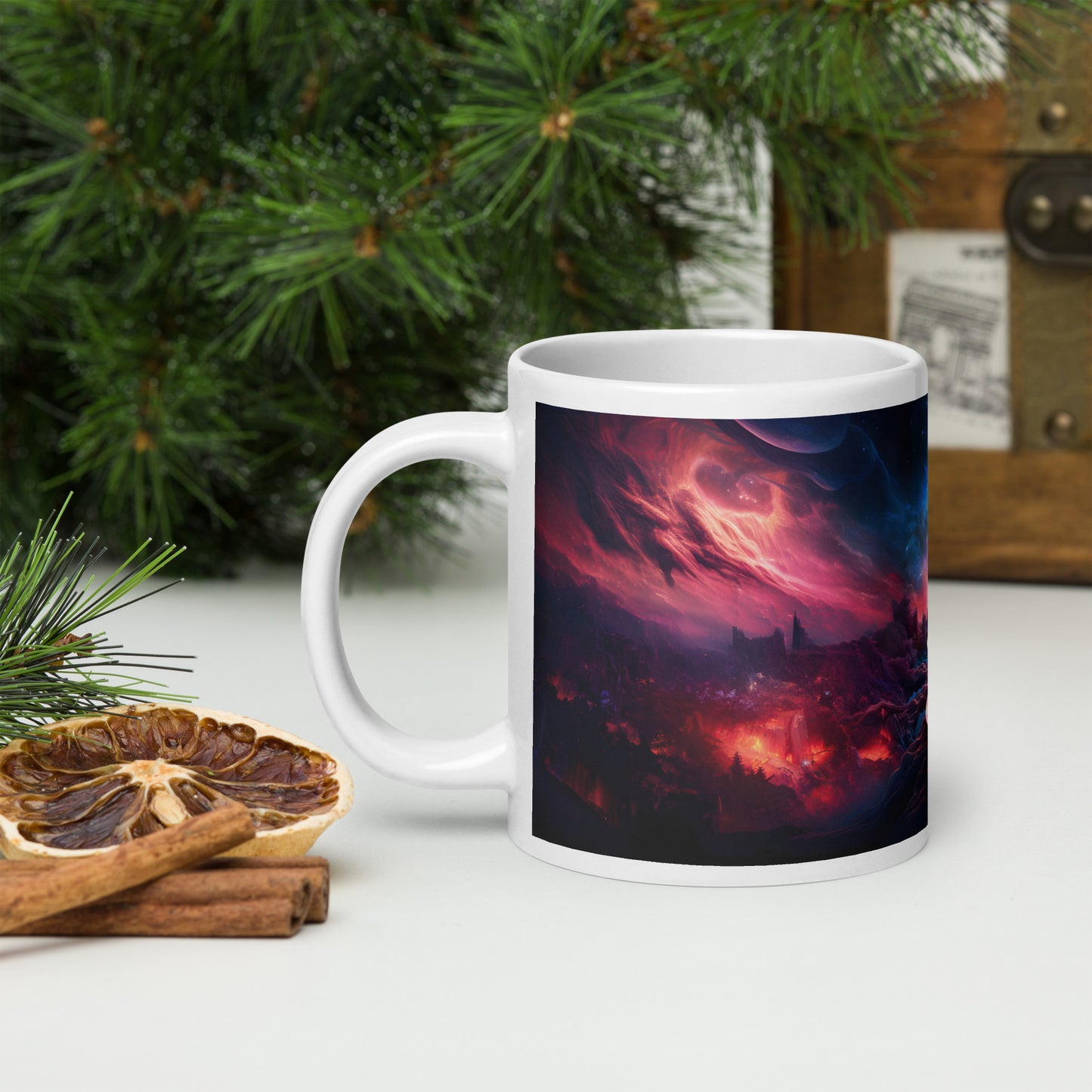 Cosmic Coffee Cups Mug Wrap v1 - 20oz