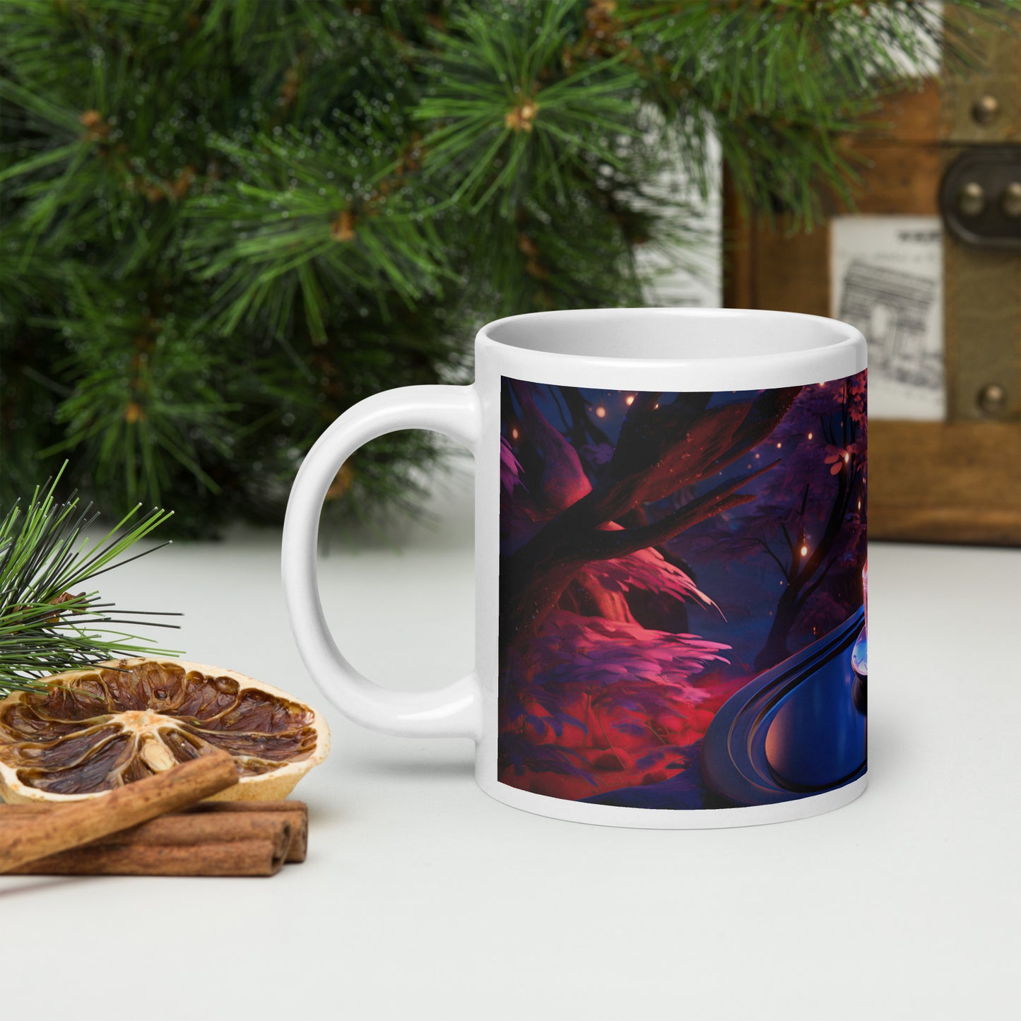 Cosmic Coffee Cups Mug Wrap v2 - 20oz