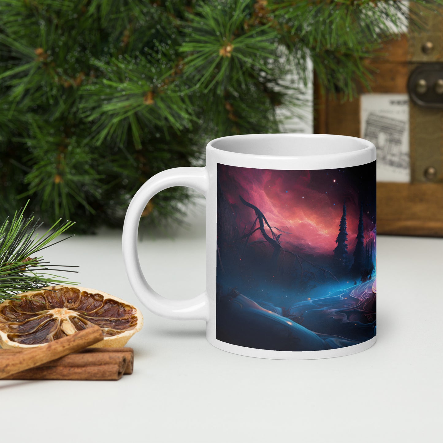 Cosmic Coffee Cups Mug Wrap v3 - 20oz