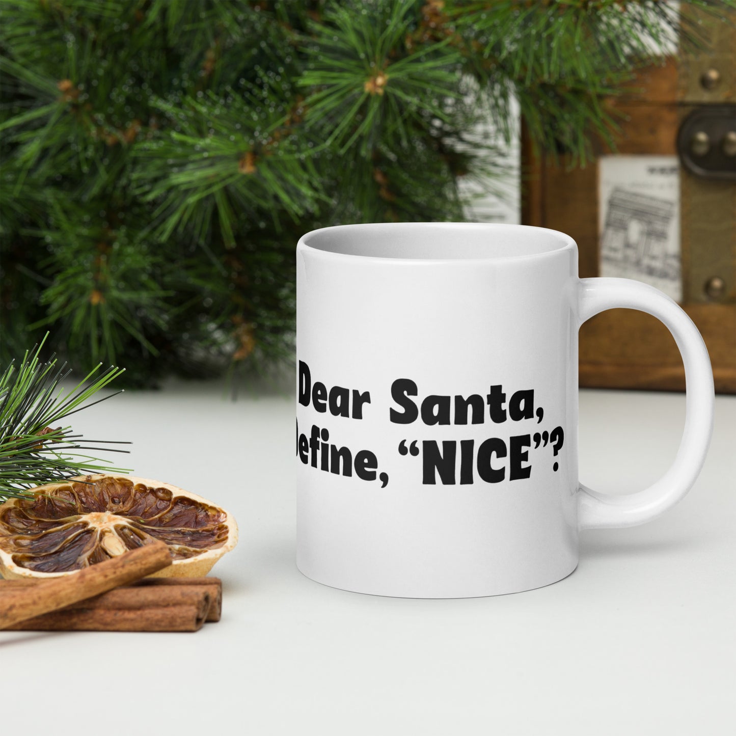 Define Nice Mug Text - 20oz