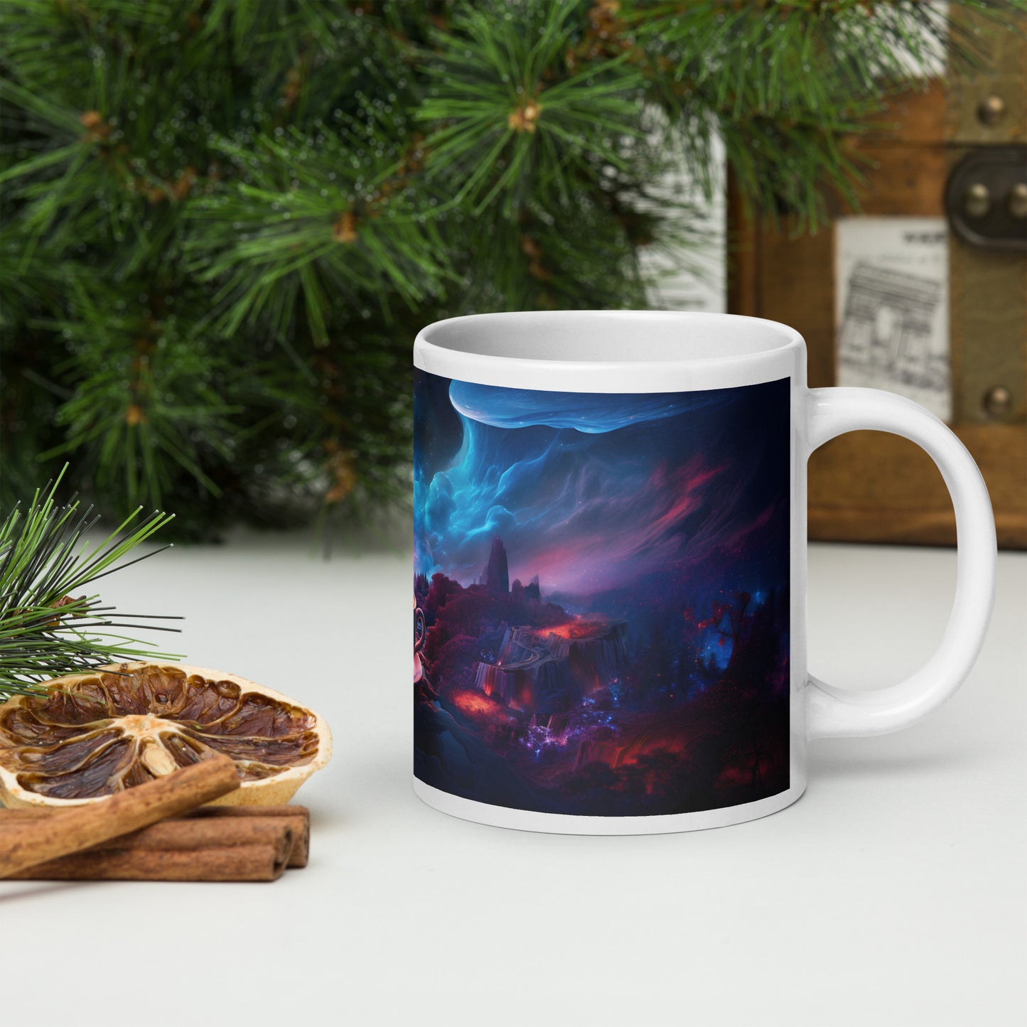 Cosmic Coffee Cups Mug Wrap v1 - 20oz