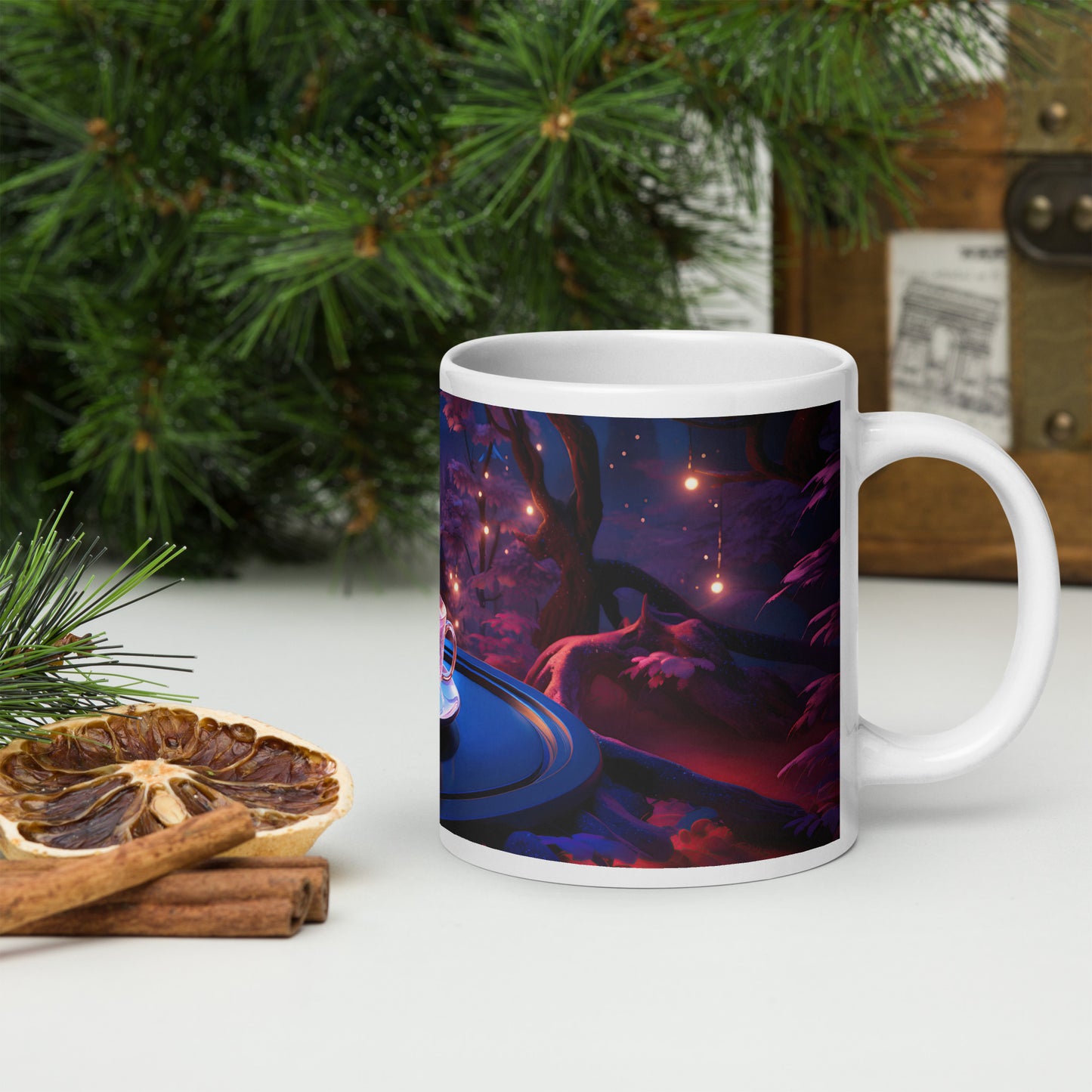 Cosmic Coffee Cups Mug Wrap v2 - 20oz