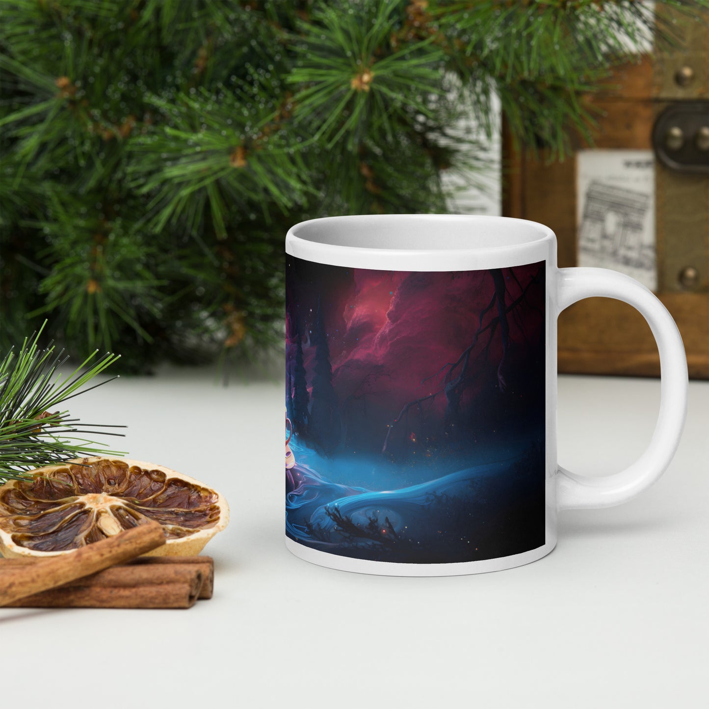 Cosmic Coffee Cups Mug Wrap v3 - 20oz