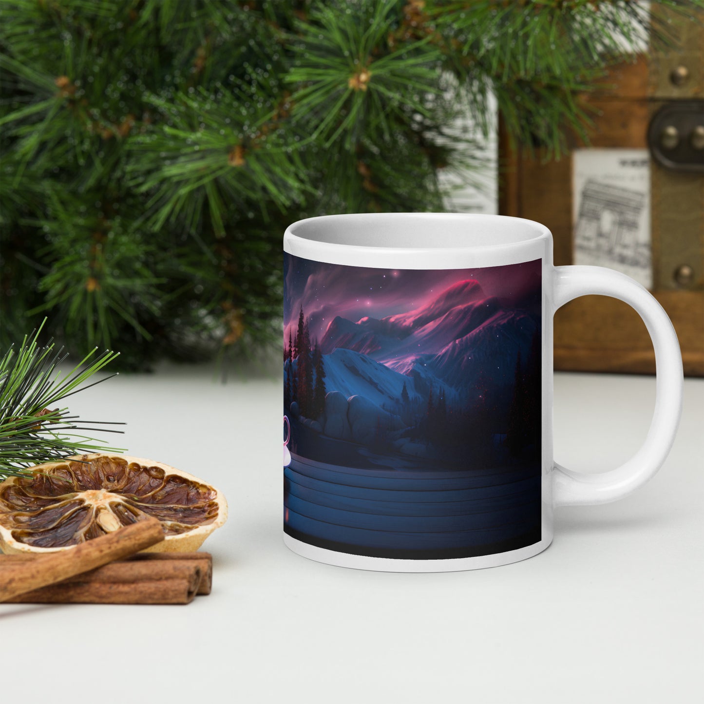 Cosmic Coffee Cups Mug Wrap v4 - 20oz