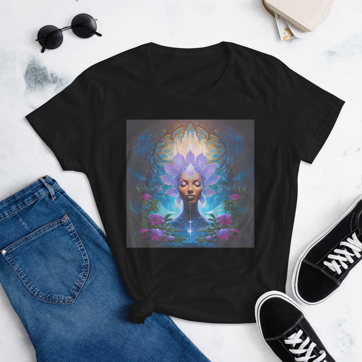 Lotus Goddess TShirt v2 - Gildan