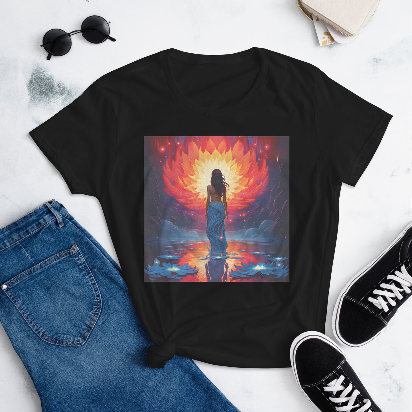 Lotus Goddess TShirt v4 - Gildan