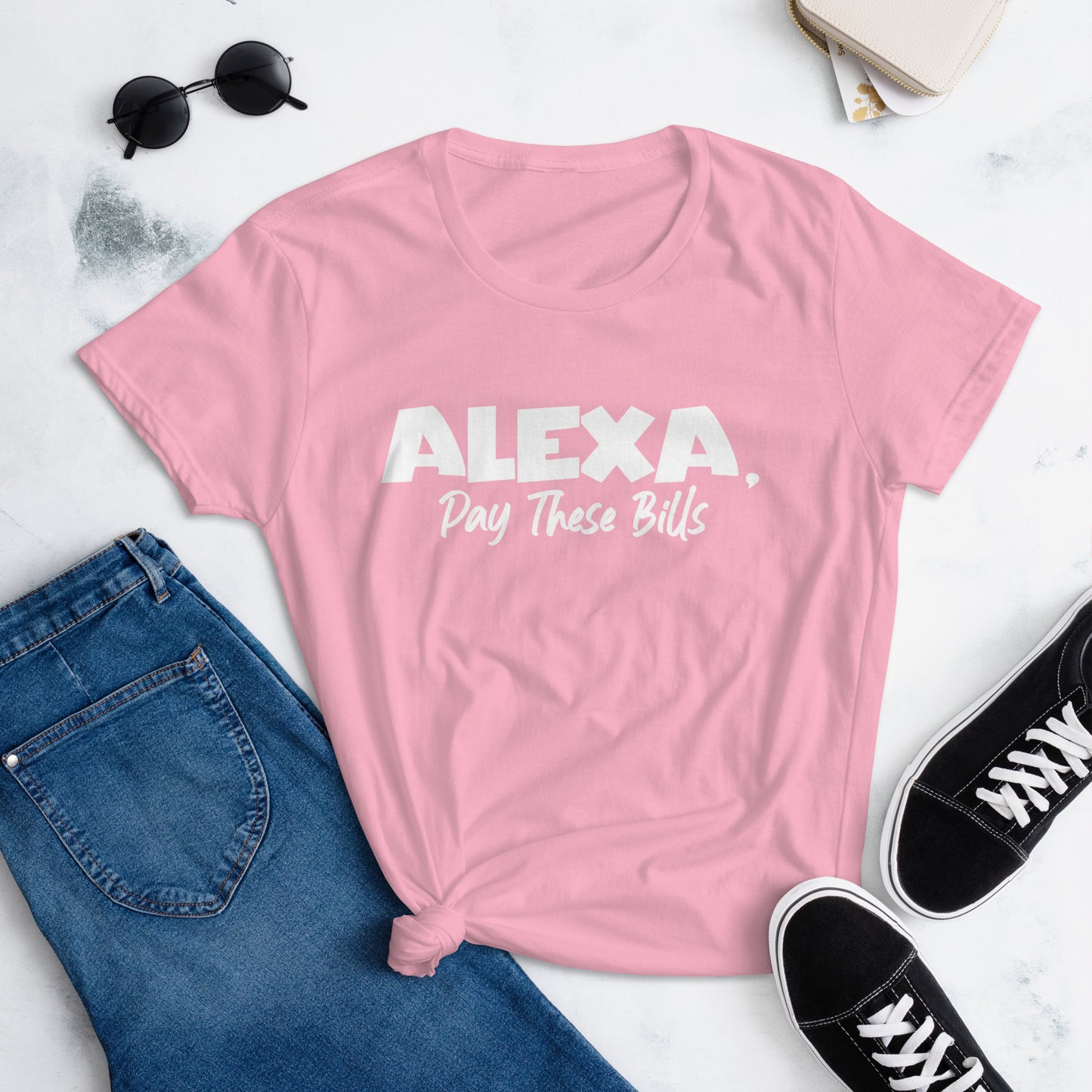 Alexa Bills TShirt - White Text