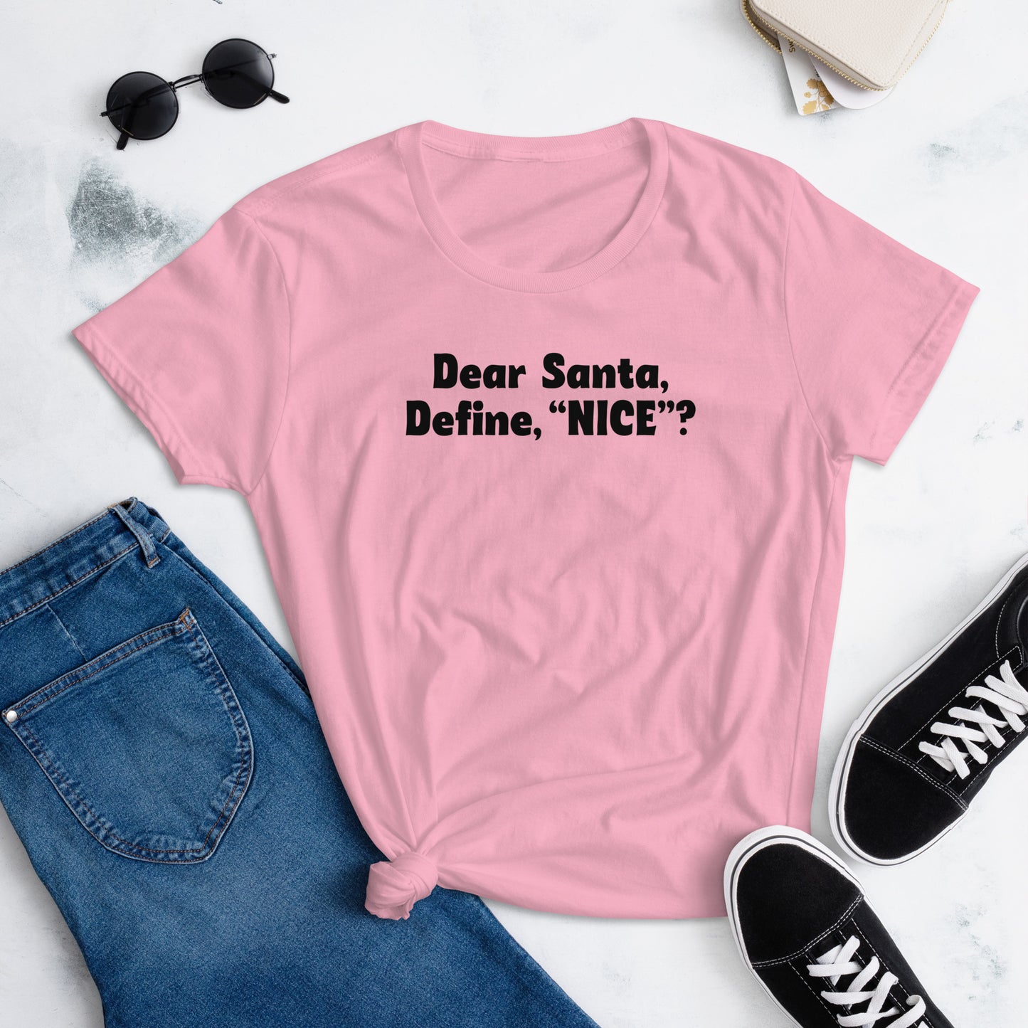 Define Nice TShirt - Black Text