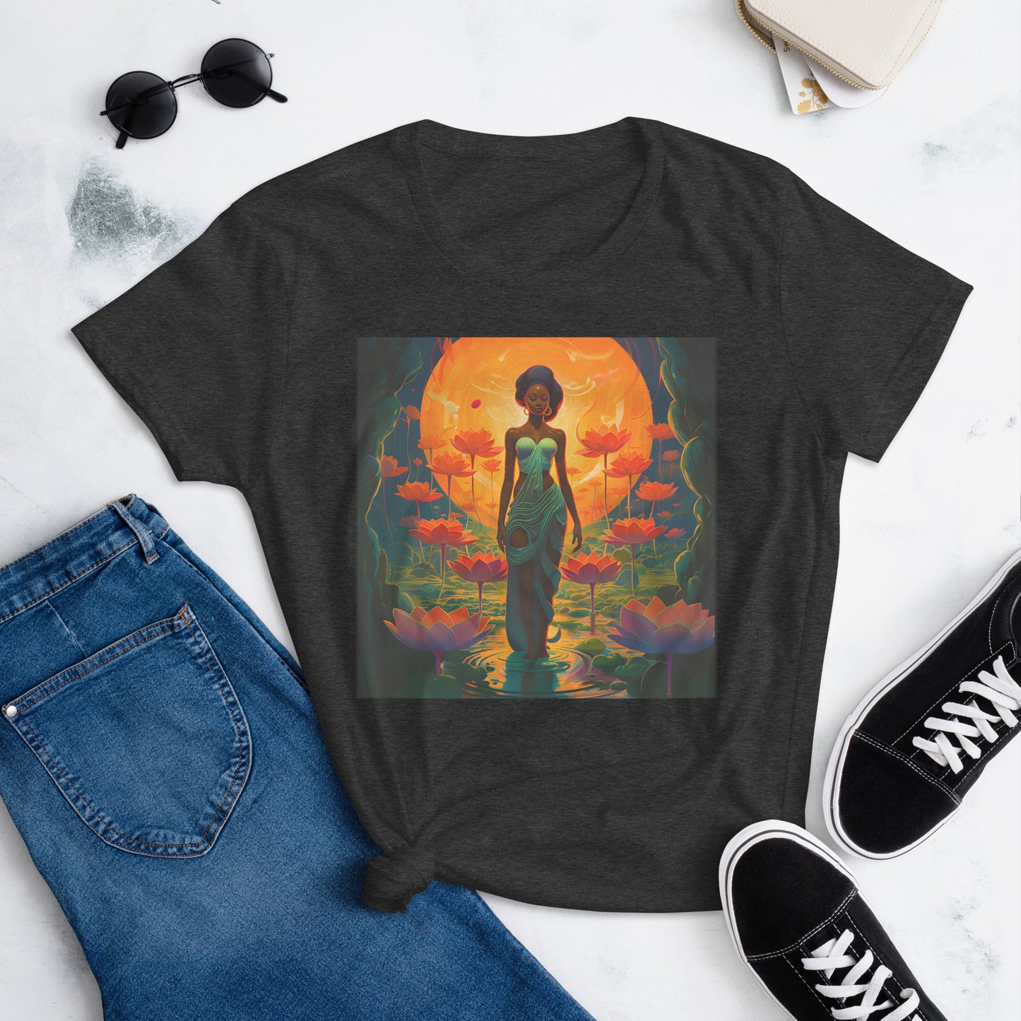 Lotus Goddess TShirt v3 - Gildan