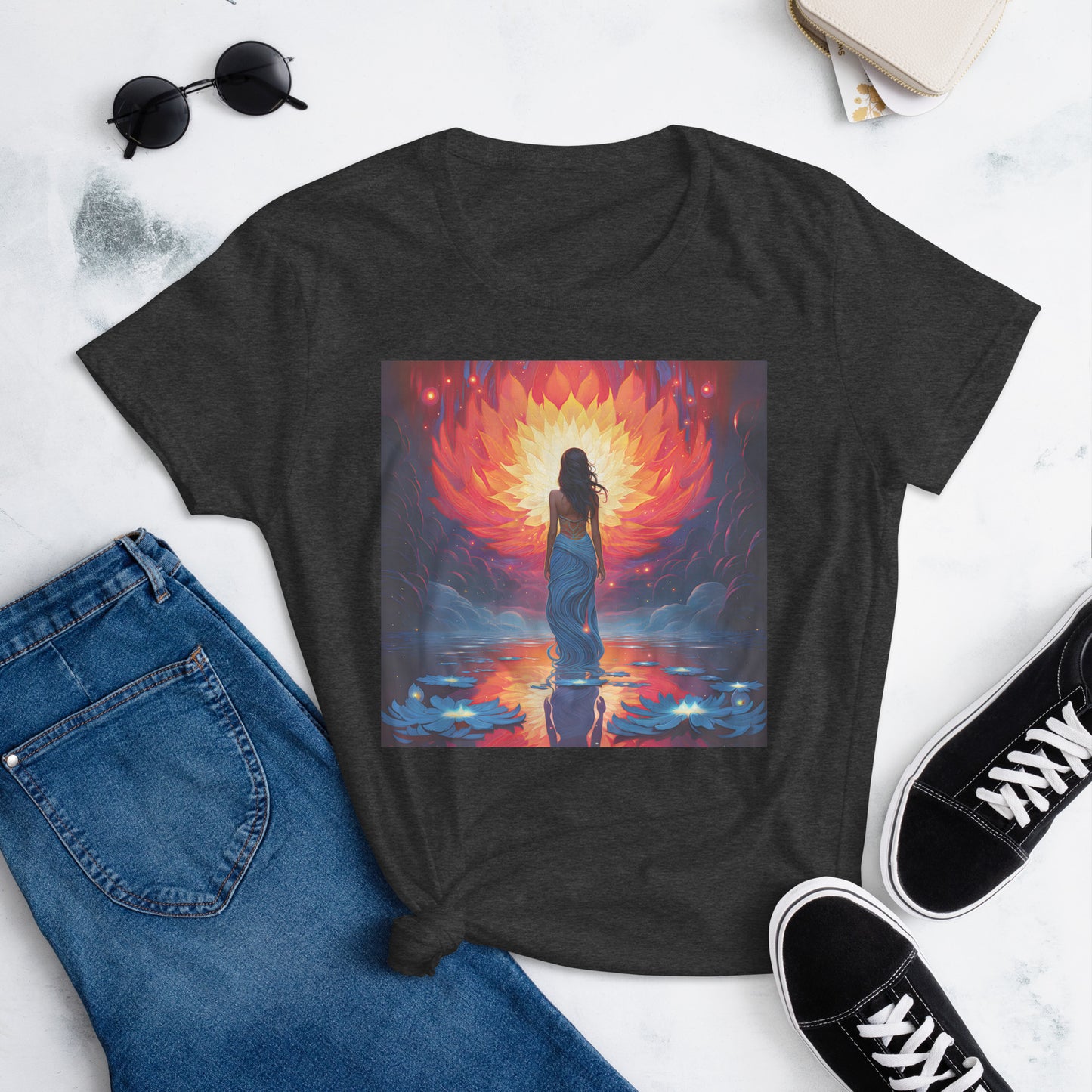 Lotus Goddess TShirt v4 - Gildan