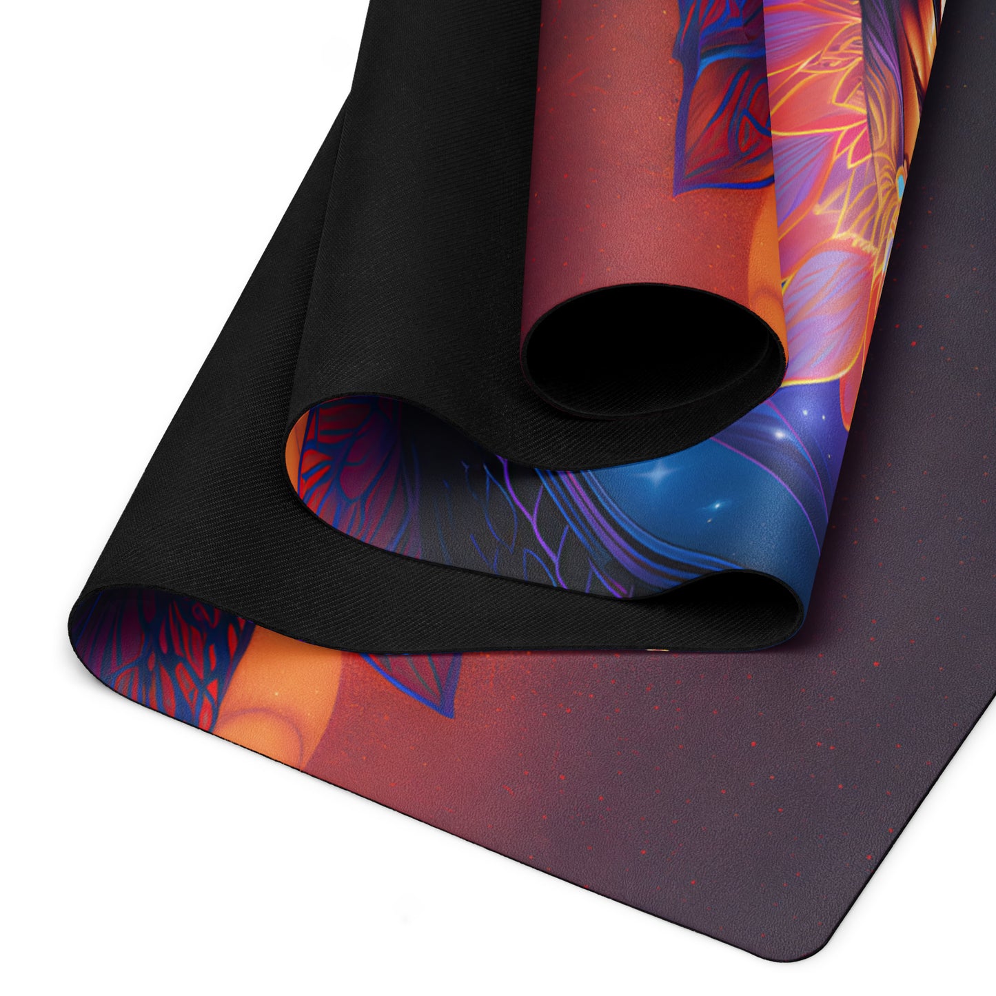 Lotus Goddess Yoga Mat v1 - Horizontal