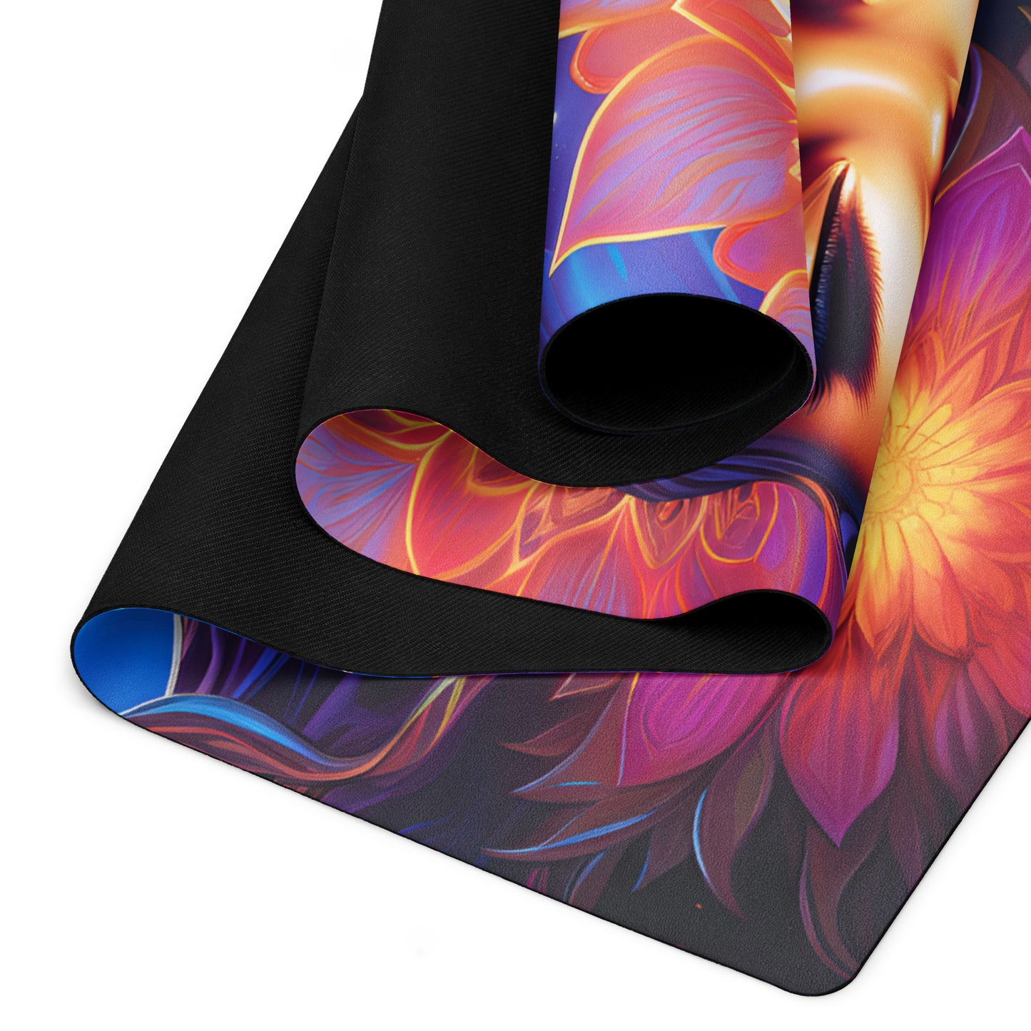 Lotus Goddess Yoga Mat v1 - Vertical