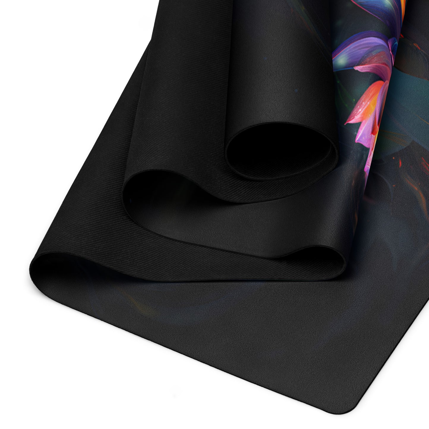 Lotus Flowers Yoga Mat v4 - Horizontal